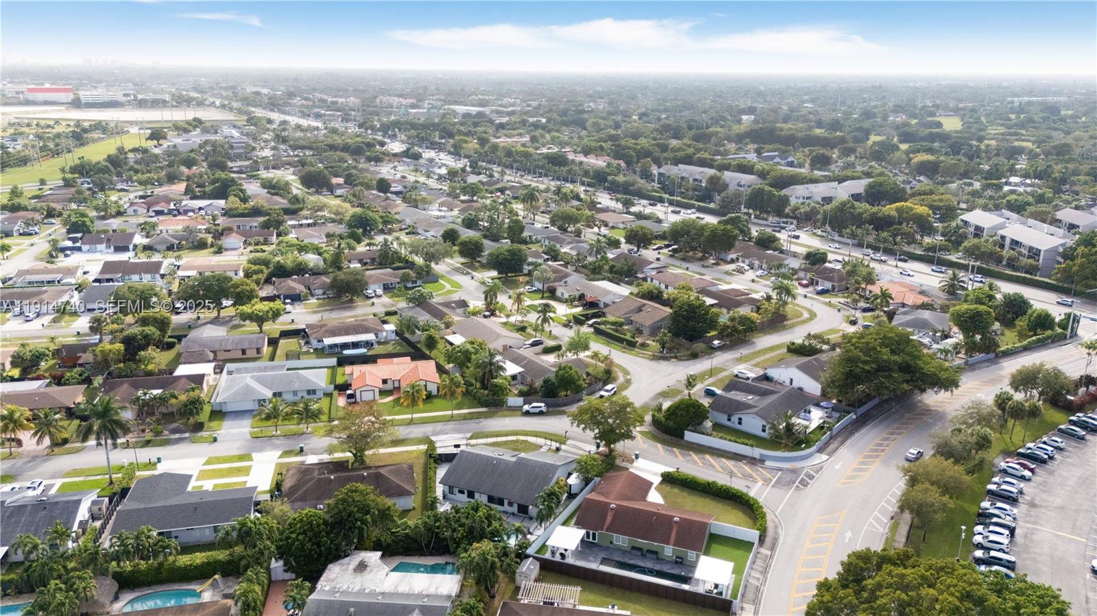 13249 Southwest 86th Lane Miami, FL 33183 - Photo 37 of 39 an aerial view of residential houses with city view