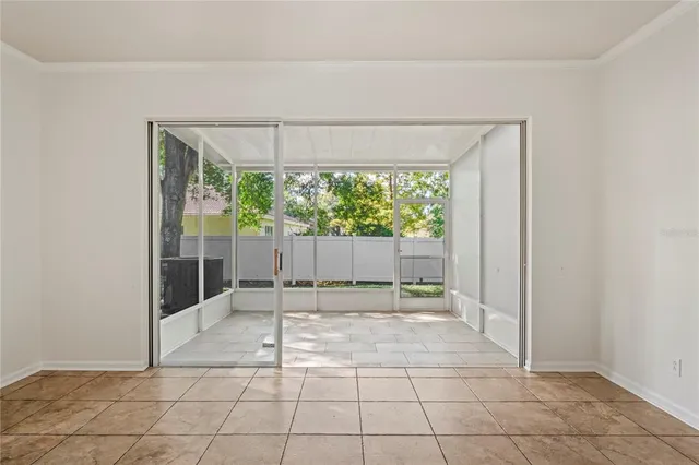 a picture of a bench in front of a door