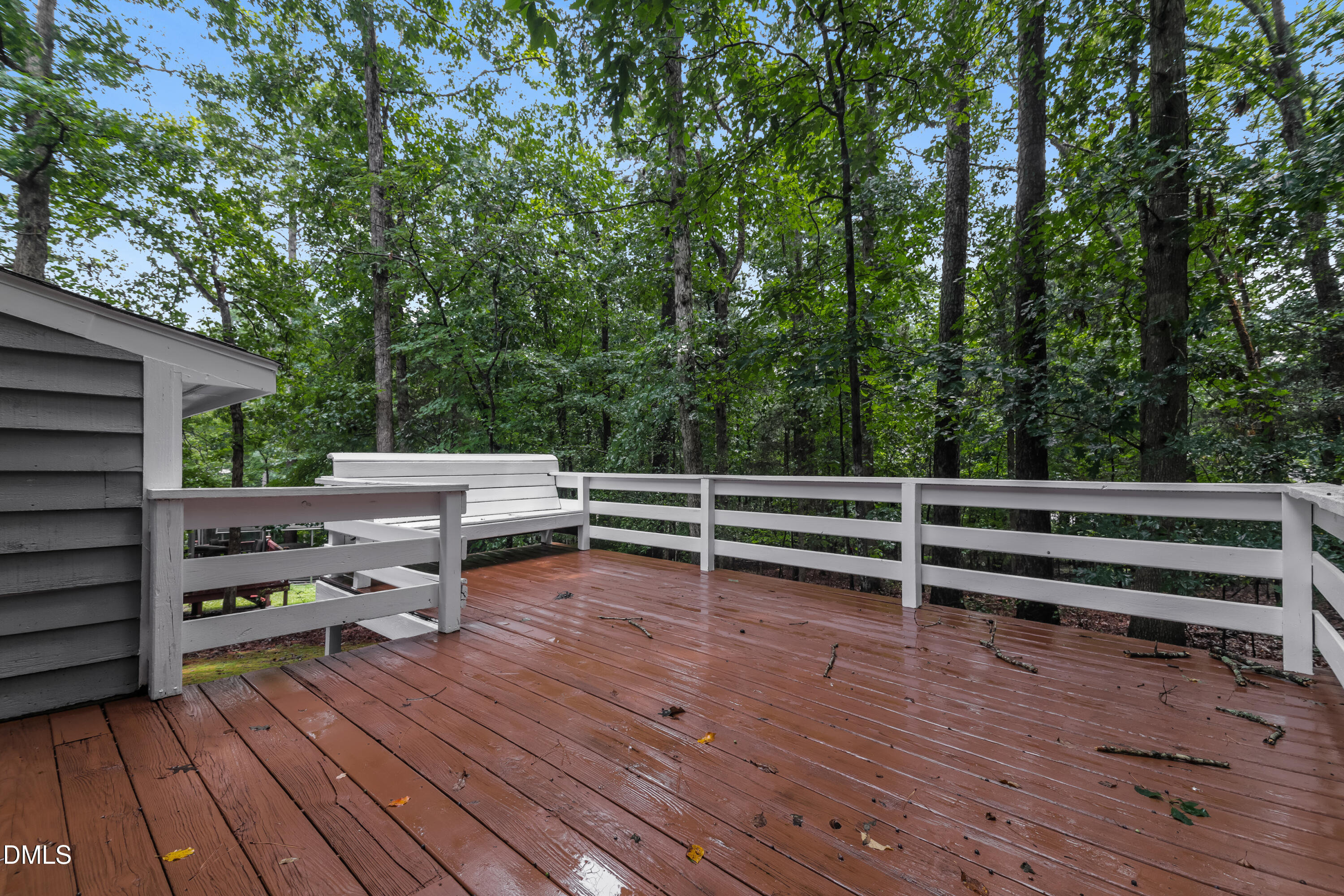 6 Fircrest Court Durham, NC 27703 - Photo 14 of 15 a view of deck with deck and wooden floor