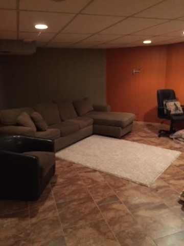 212 West Coventry Place Mount Prospect, IL 60056 - Photo 15 of 21 a living room with furniture and a projector