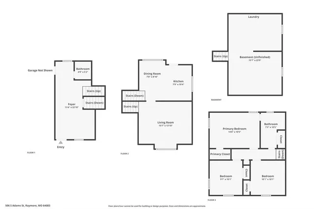 $270,000 | 506 South Adams Street, Raymore, MO 64083