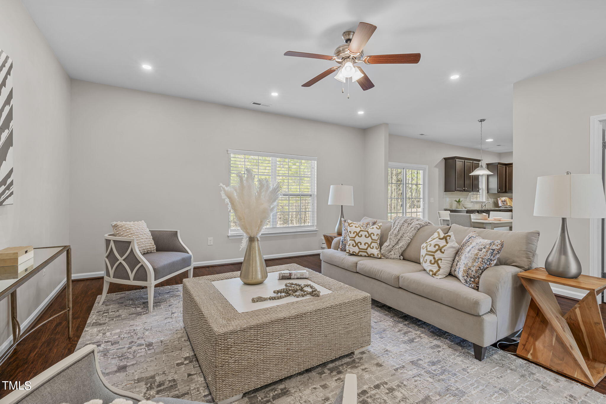 3652 Tule Spring Street Raleigh, NC 27610 - Photo 13 of 51 a living room with furniture and a large window