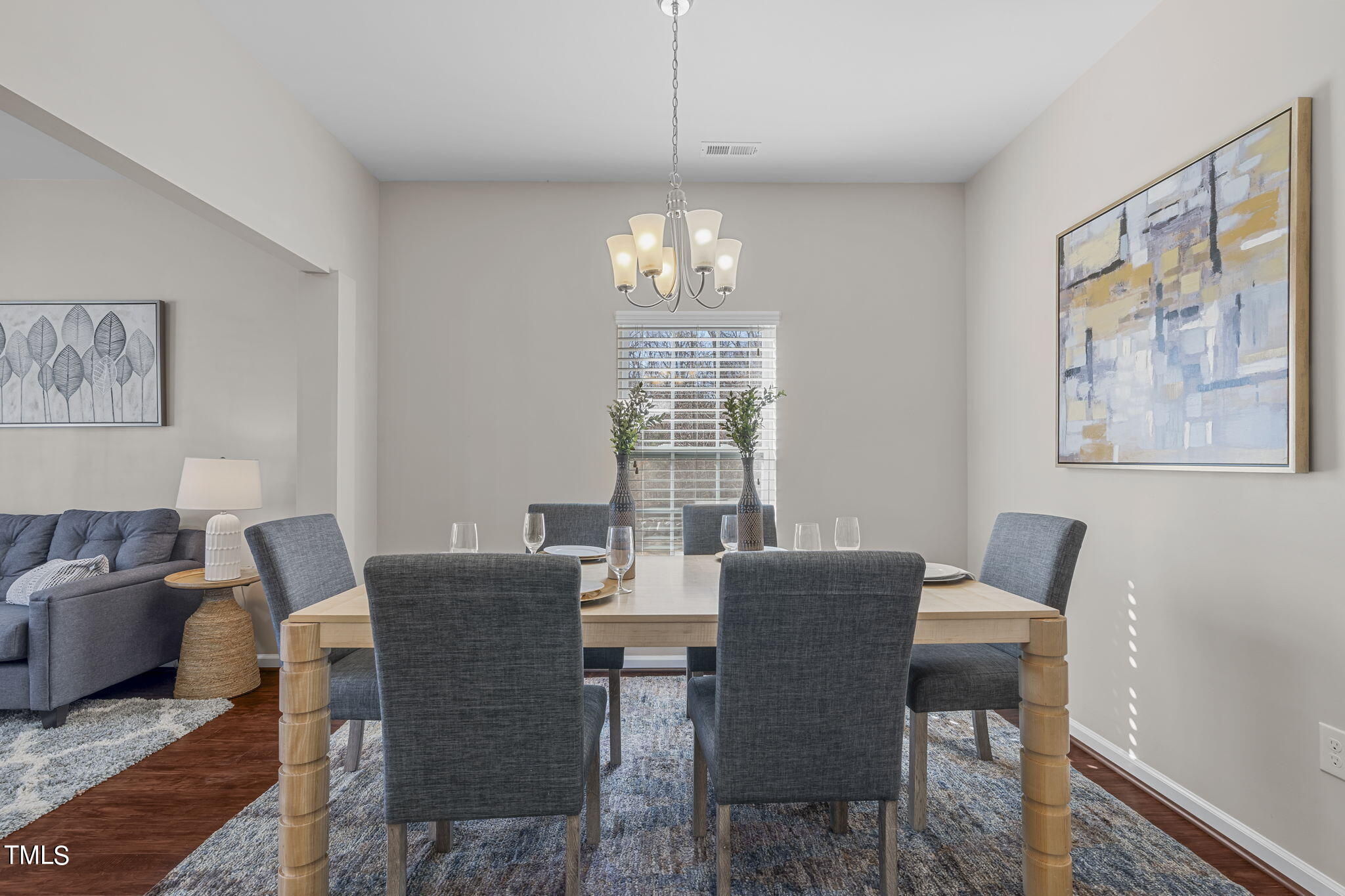3652 Tule Spring Street Raleigh, NC 27610 - Photo 10 of 51 a view of a dining room with furniture window and outside view