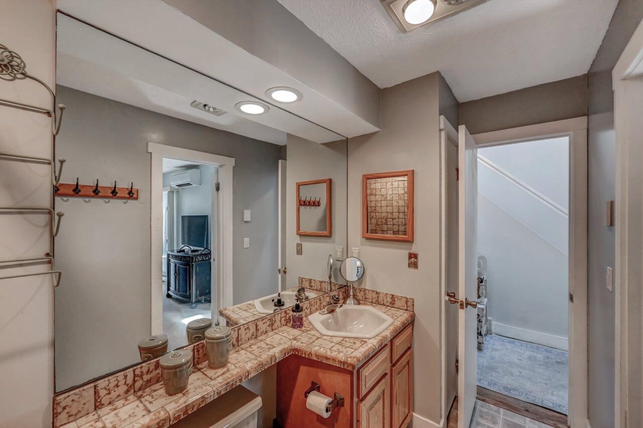 116 Snow Ridge Cir Lake Lake Harmony, PA 18624 - Photo 30 of 48 a en suite bathroom with a sink double vanity and a mirror