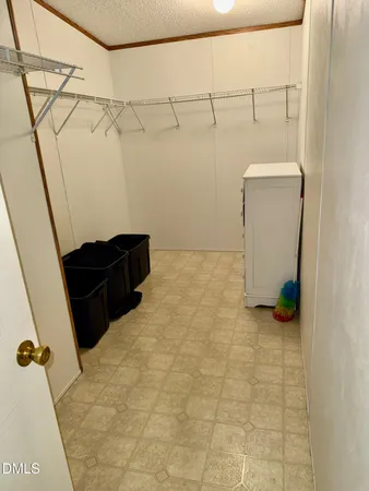 a view of a closet