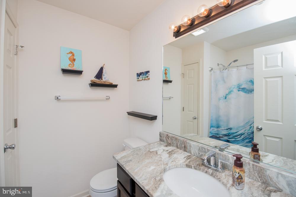17180 Philips Hill Road Laurel, DE 19956 - Photo 37 of 65 a bathroom with a sink vanity mirror and toilet