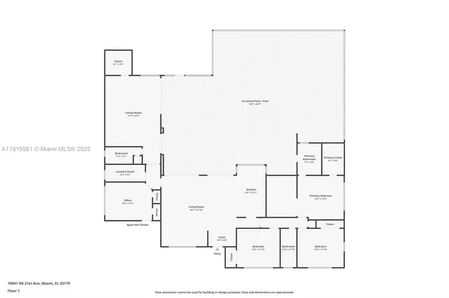 $1,995,000 | 19901 Northeast 21st Avenue, Miami, FL 33179