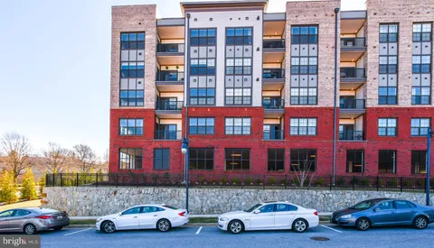 a car parked in front of a building