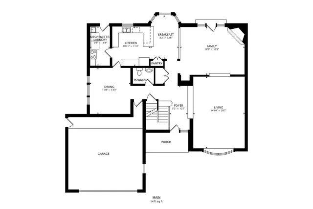 a picture of a floor plan