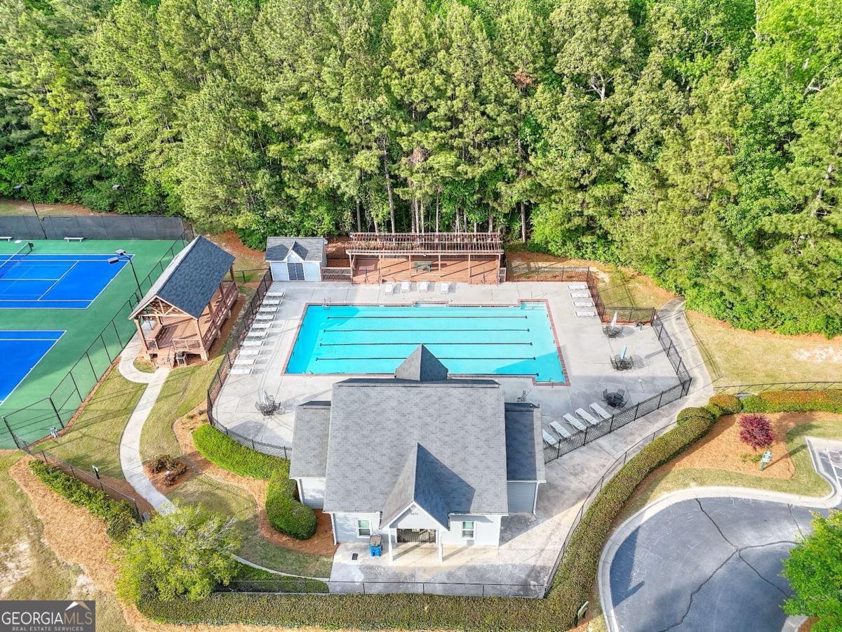 2385 Amberbrook Lane Grayson, GA 30017 - Photo 53 of 57 an aerial view of a house with outdoor space