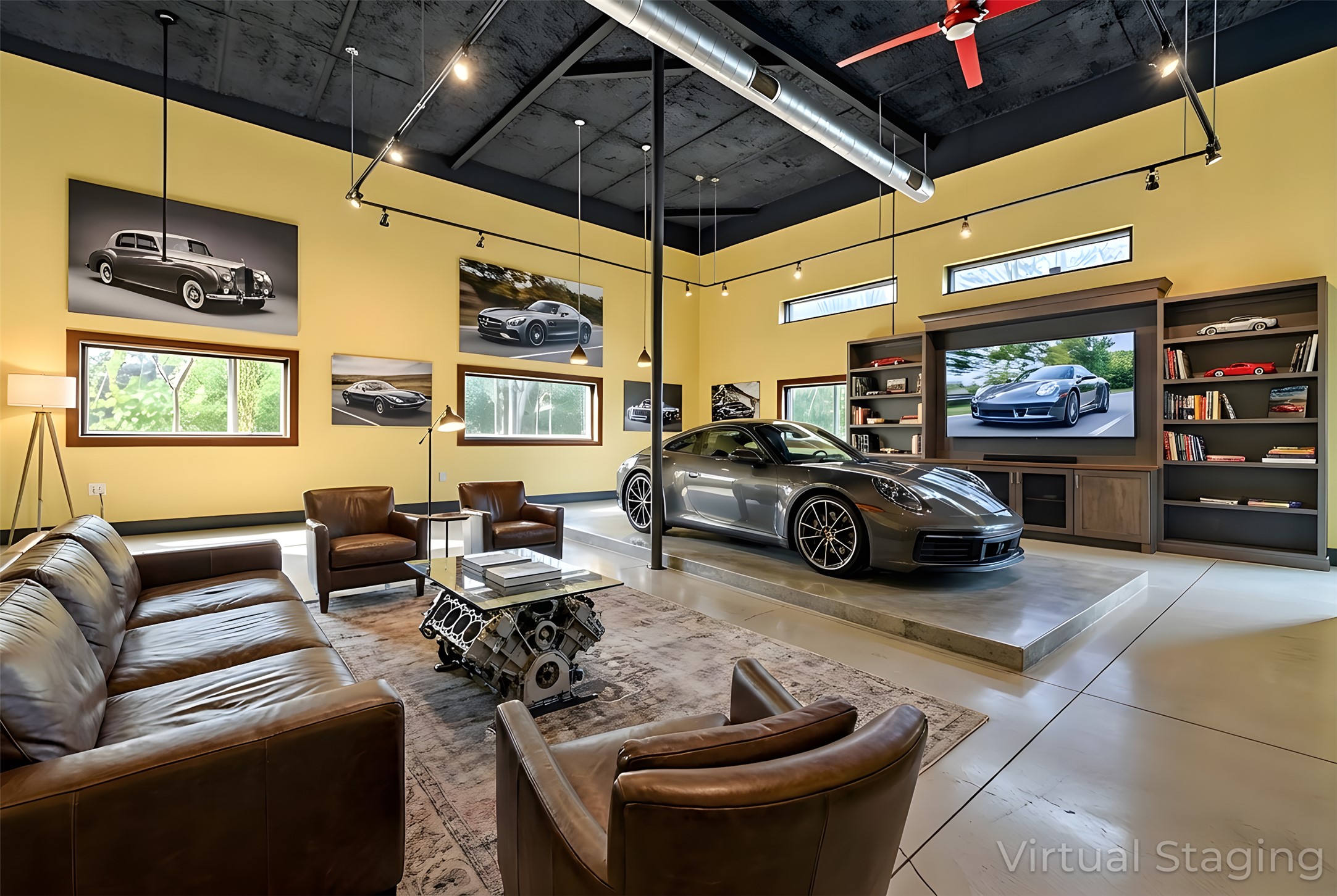 12302 Bethel Church Road Manchaca, TX 78652 - Photo 10 of 35 Virtually Staged community lobby idea with a high ceiling