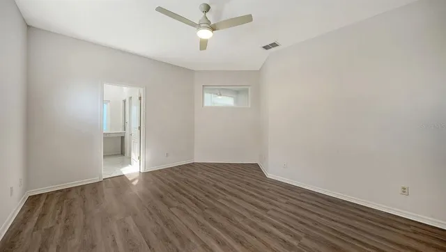 wooden floor in an empty room