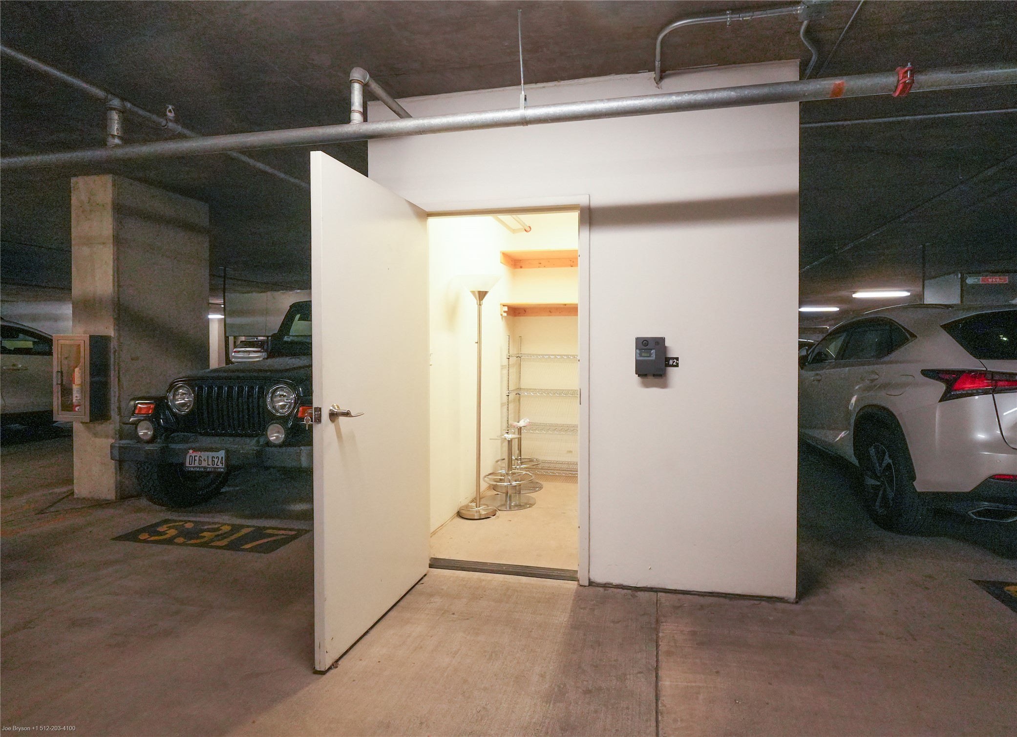 1600 Barton Springs Road, Unit 5601 Austin, TX 78704 - Photo 36 of 38 A highly coveted exclusive asset—this property features a private, locked storage closet right in the garage, a luxury only a select few units possess.
