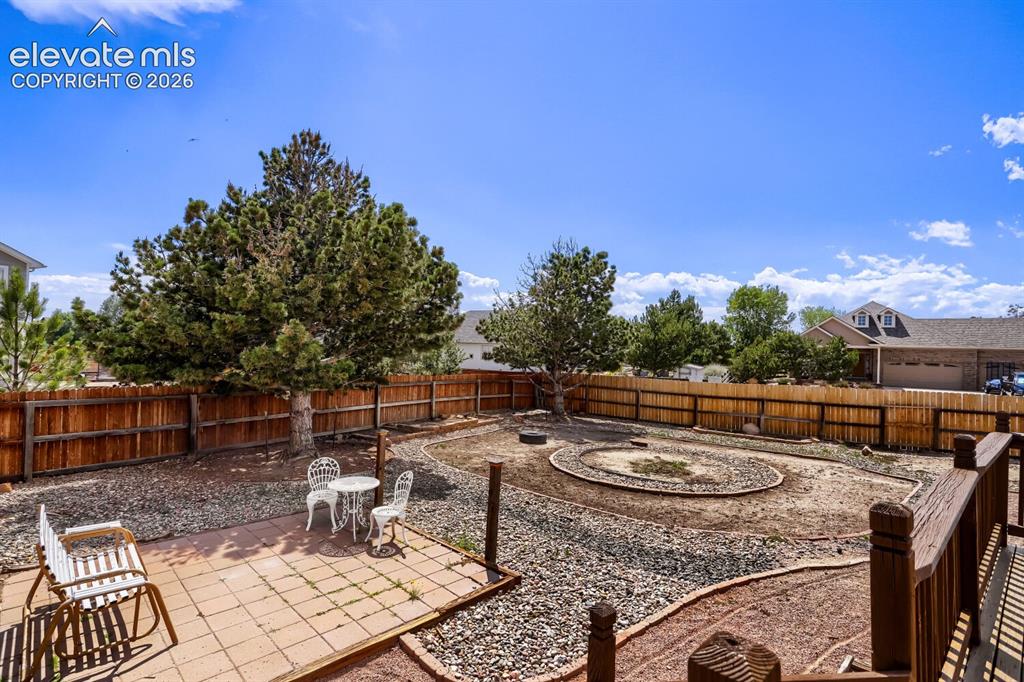 8939 Kingston Heath Road Peyton, CO 80831 - Photo 27 of 31 Sitting Area in Backyard
