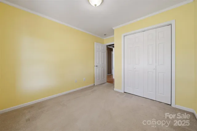 an empty room with a natural light