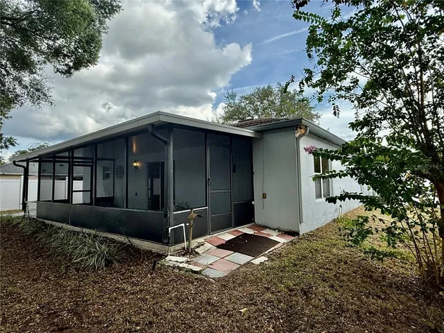 a house with a outdoor space