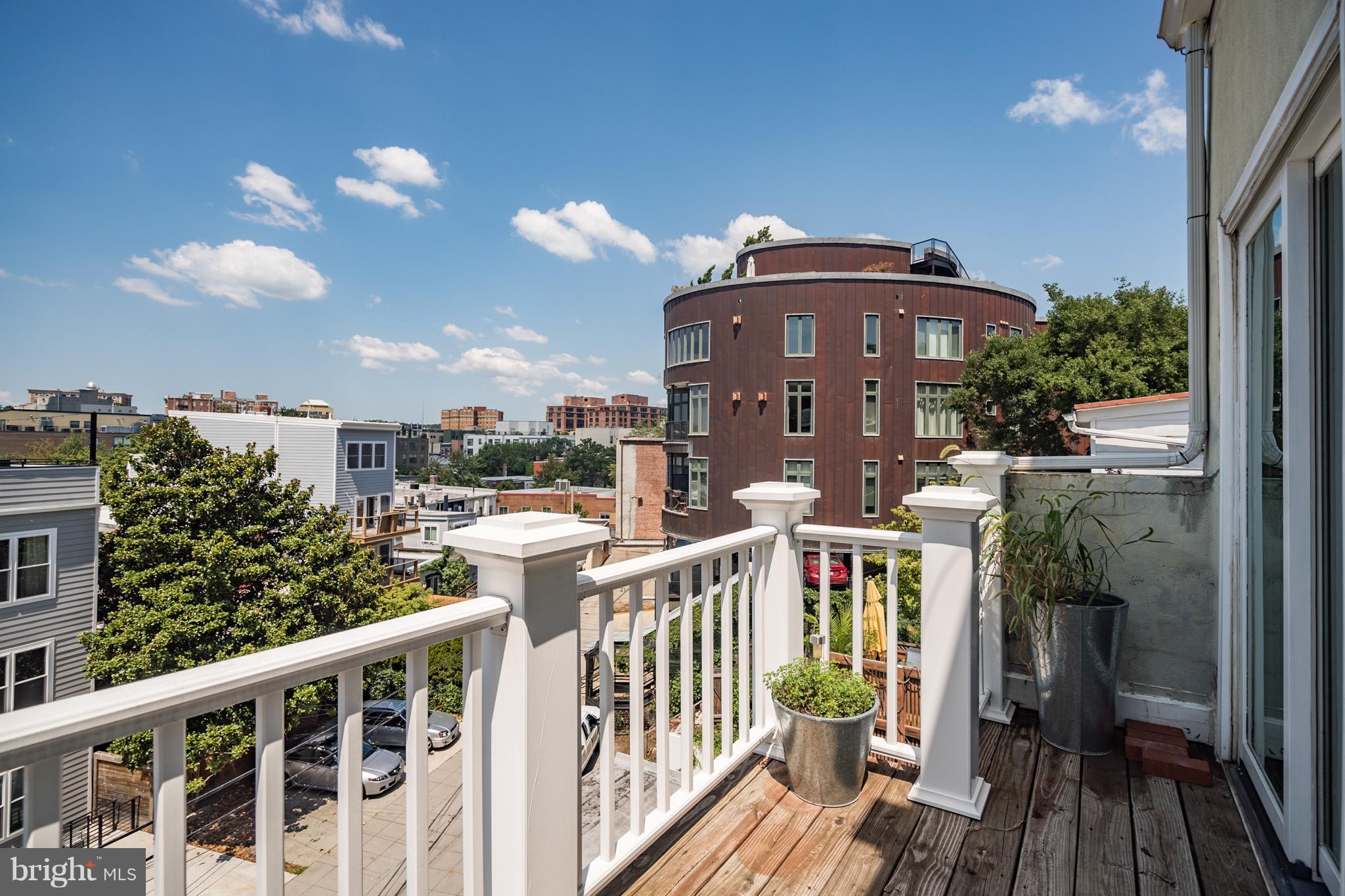 2302 17th Street Northwest Washington, DC 20009 - Photo 11 of 28 Balcony of 2nd Master Bedroom Suite