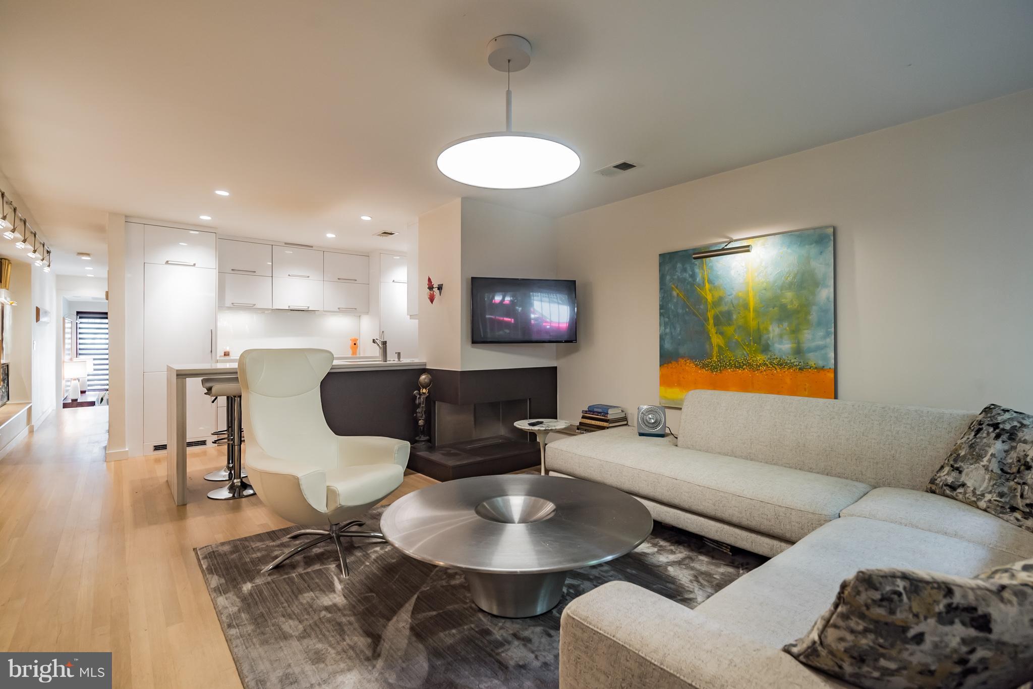 2302 17th Street Northwest Washington, DC 20009 - Photo 17 of 28 Open Living Room of Lower Unit