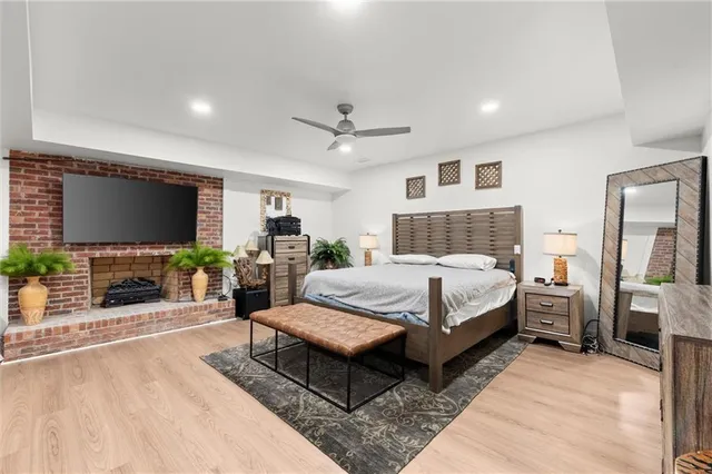 a view of living room with furniture and a chandelier