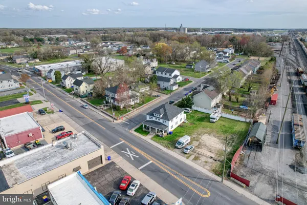 an aerial view of a city with lots of residential buildings
