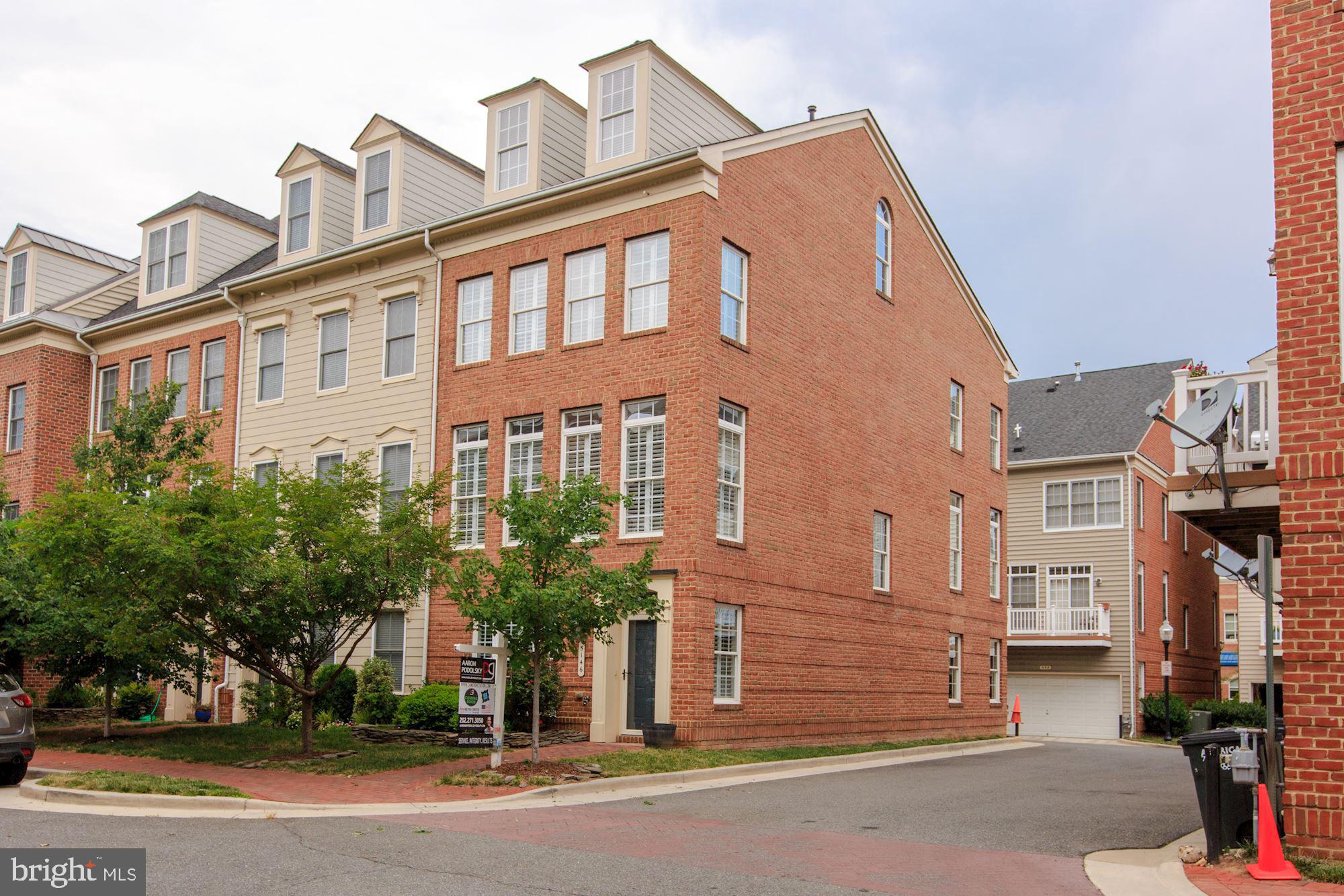a front view of a building