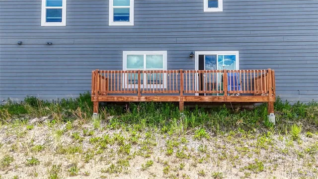 a view of a backyard with a garden