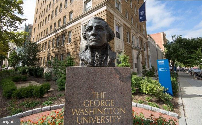 730 24th Street Northwest, Unit 612 Washington, DC 20037 - Photo 29 of 39 a view of a building with a garden and pathway