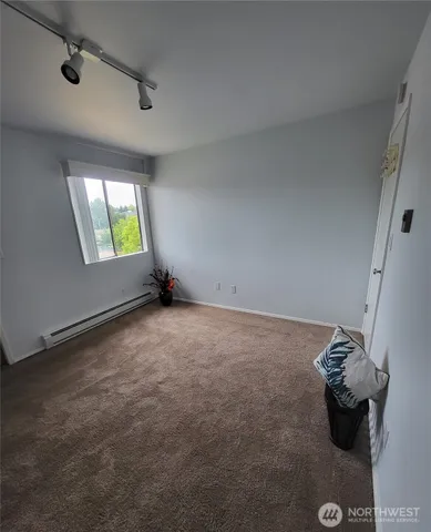 a close view of closet