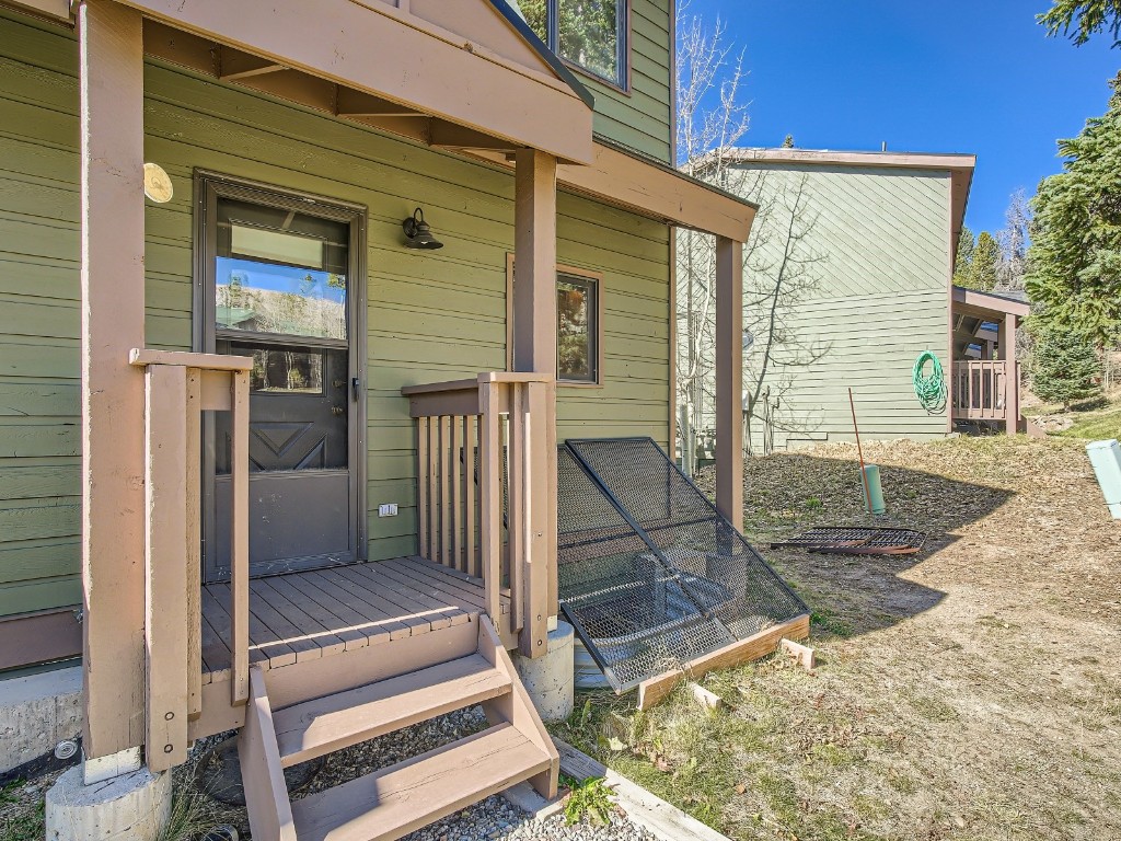 52 Club House Road, Unit 54 Breckenridge, CO 80424 - Photo 28 of 28 a view of backyard from door