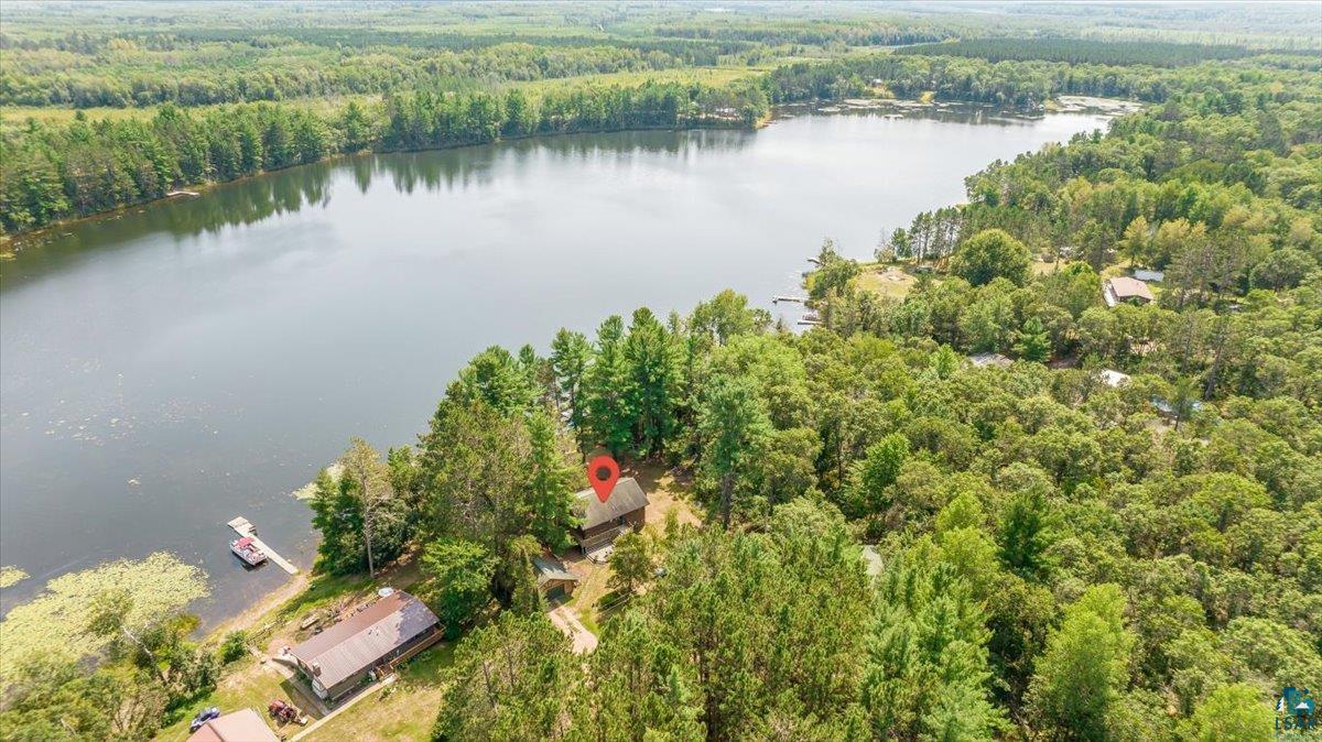 11758 South Long Lake Road Solon Springs, WI 54873 - Photo 3 of 38 Bird's eye view with a water view