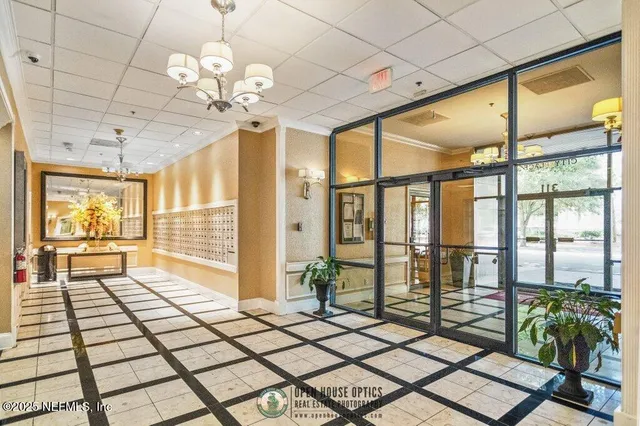 a view of an entryway