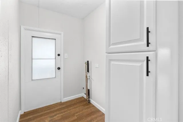 a view of a living room with swimming pool