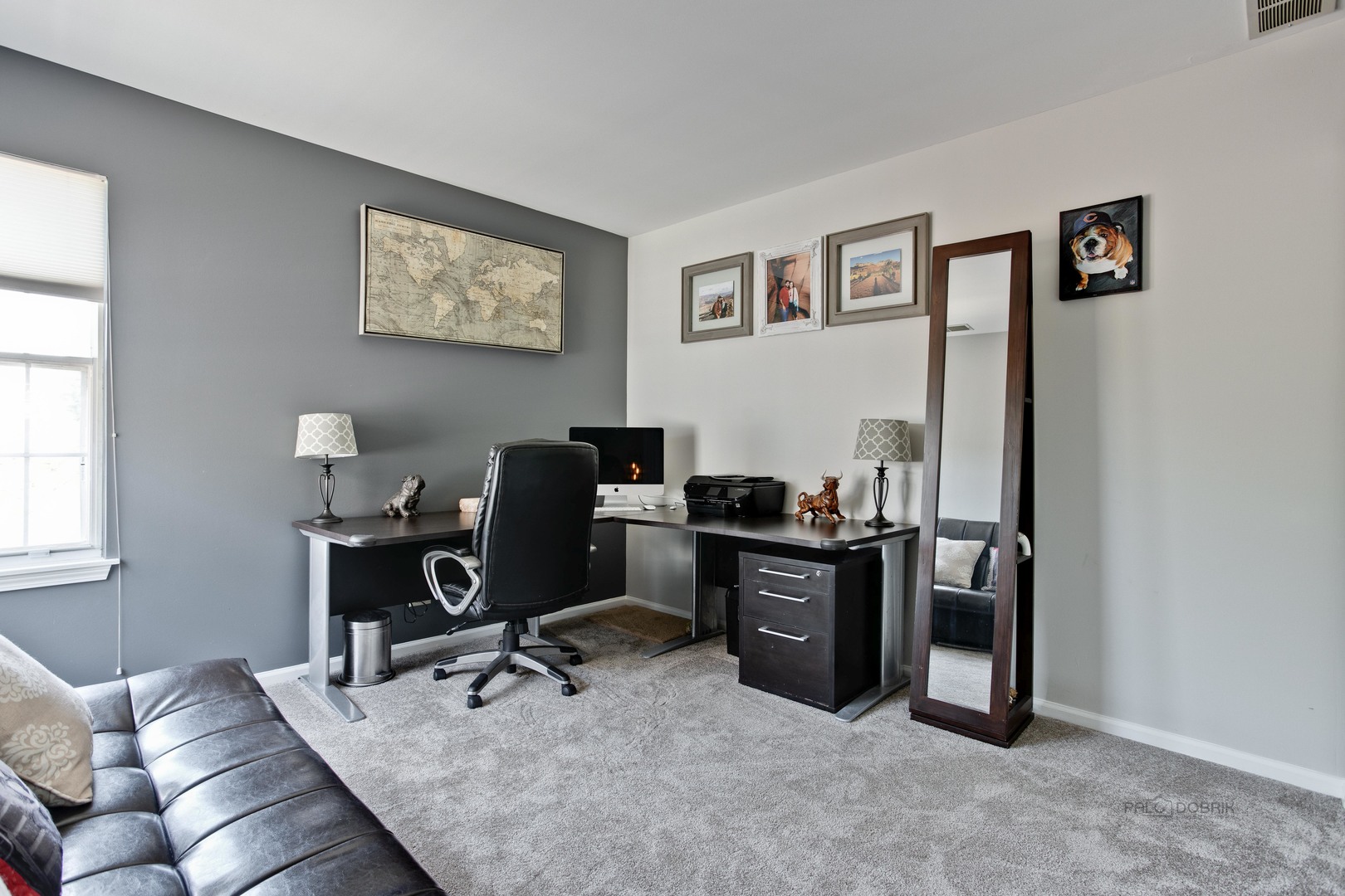 17898 Braewick Road Gurnee, IL 60031 - Photo 19 of 25 a view of a workspace with furniture and a window
