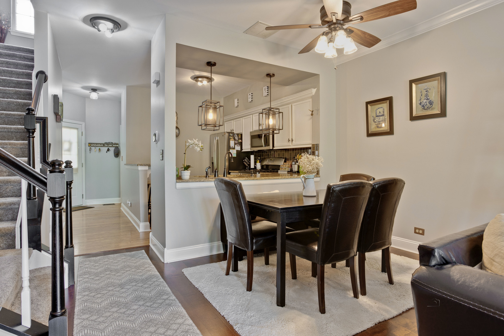 17898 Braewick Road Gurnee, IL 60031 - Photo 9 of 25 a view of a dining room with furniture