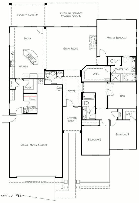 16014 West Berkeley Road Goodyear, AZ 85395 - Photo 32 of 32 Floor Plan