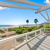 a view of balcony with chairs