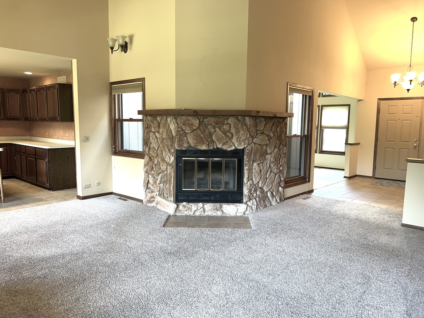 39-w139 Adobe Ridge Elgin, IL 60124 - Photo 5 of 26 a living room with a fireplace