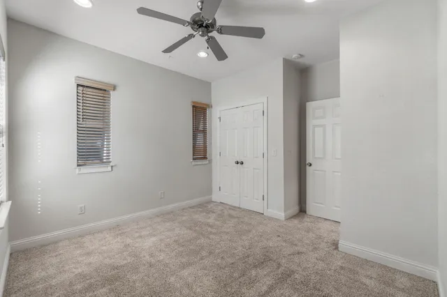 a view of a pathway of a building