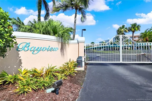 a view of a lake with a city