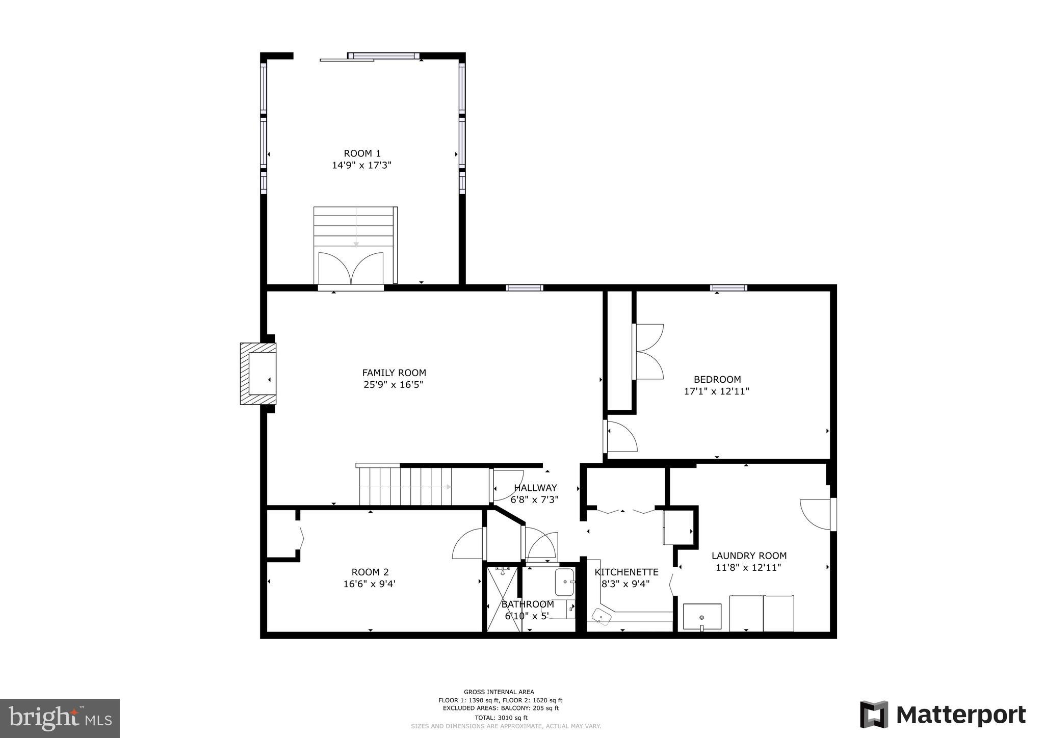 212 Beaumont Road Silver Spring, MD 20904 - Photo 69 of 69 Lower Level Floorplan