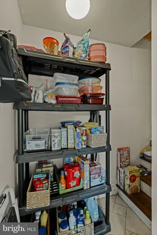 a view of storage and utility room