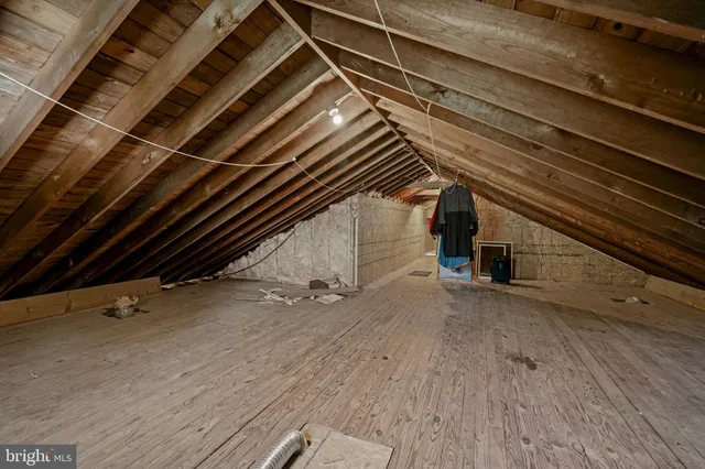 a view of storage and utility room