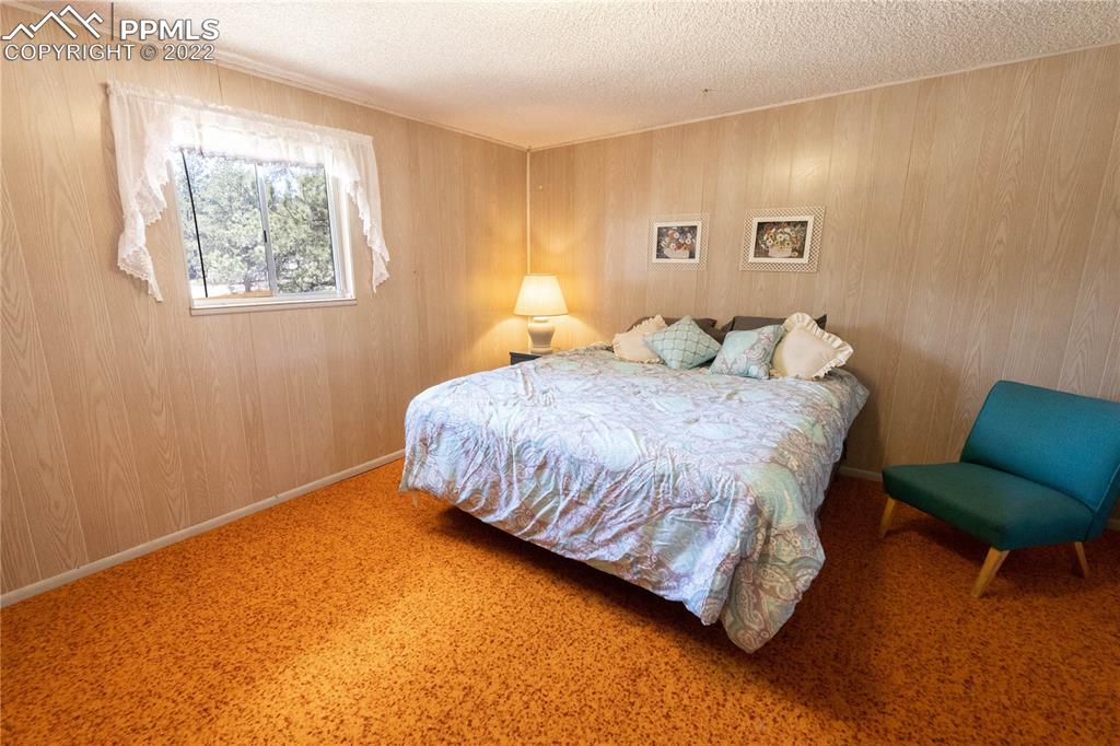 442 Due S Road Florissant, CO 80816 - Photo 18 of 43 a bedroom with a bed and a chair