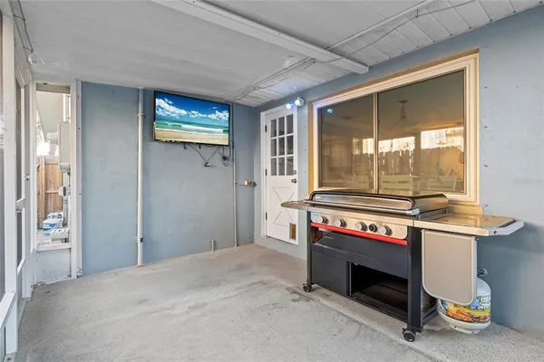 a view of a house with patio