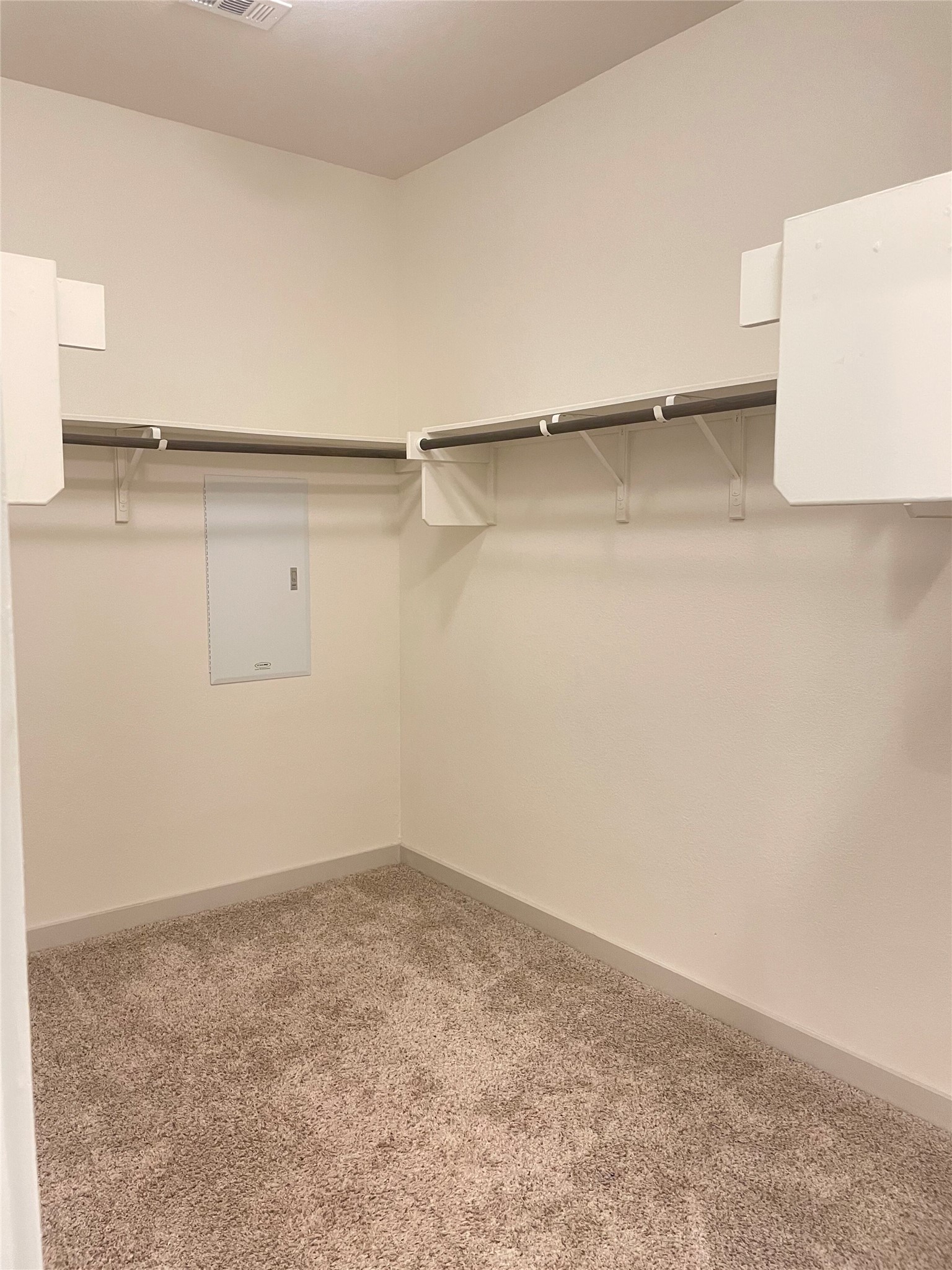 5128 Vanner Path Georgetown, TX 78626 - Photo 13 of 20 Primary Walk-in closet with carpet flooring and extensive clothing rods
