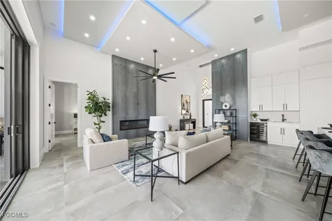 a view of balcony with hardwood