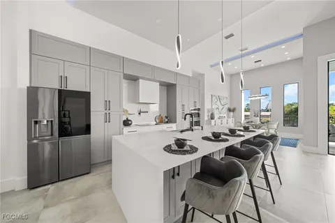 a view of a city from a balcony