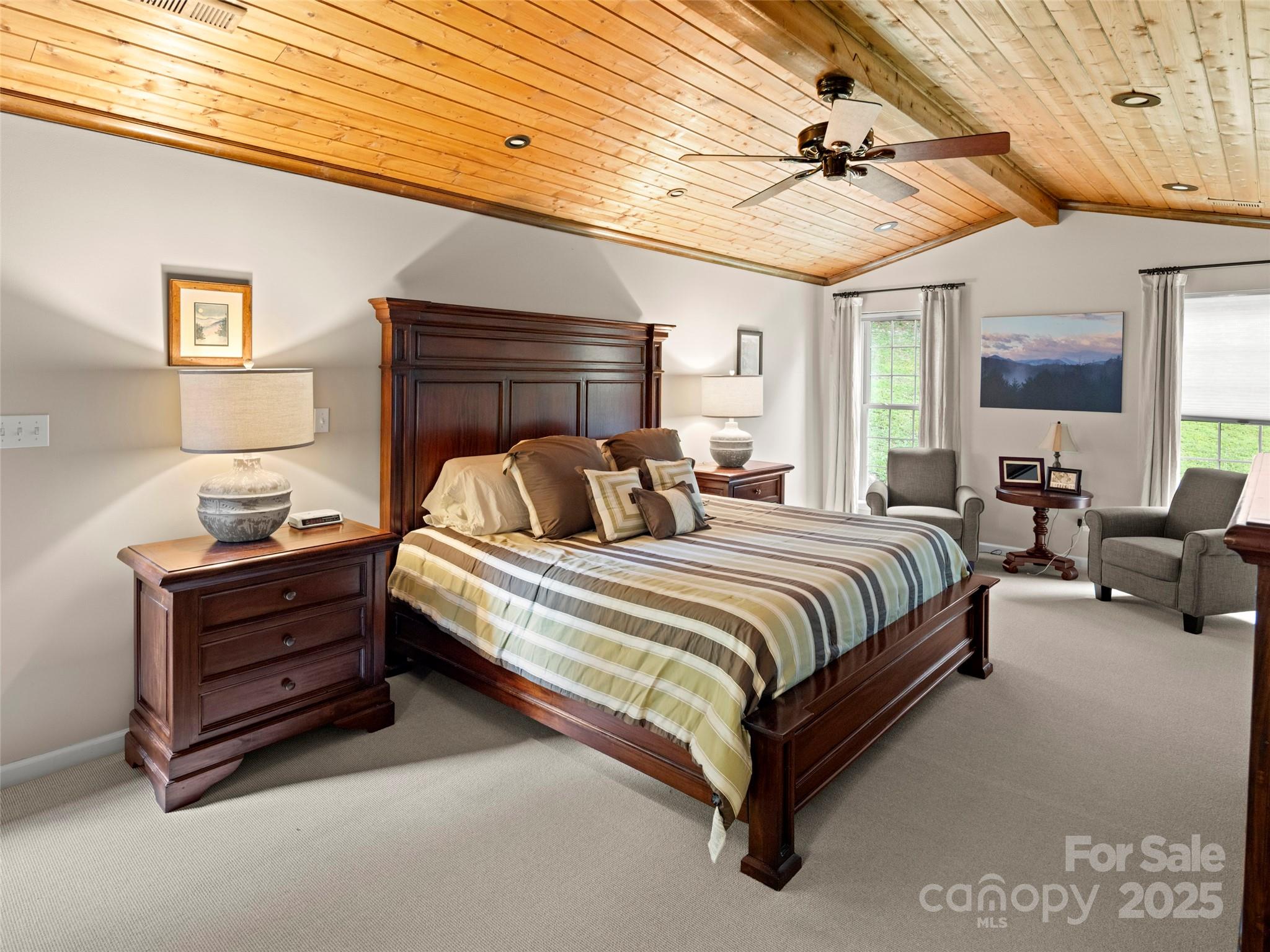 298 Lone Pine Road Alexander, NC 28701 - Photo 24 of 48 a bedroom with bed and window