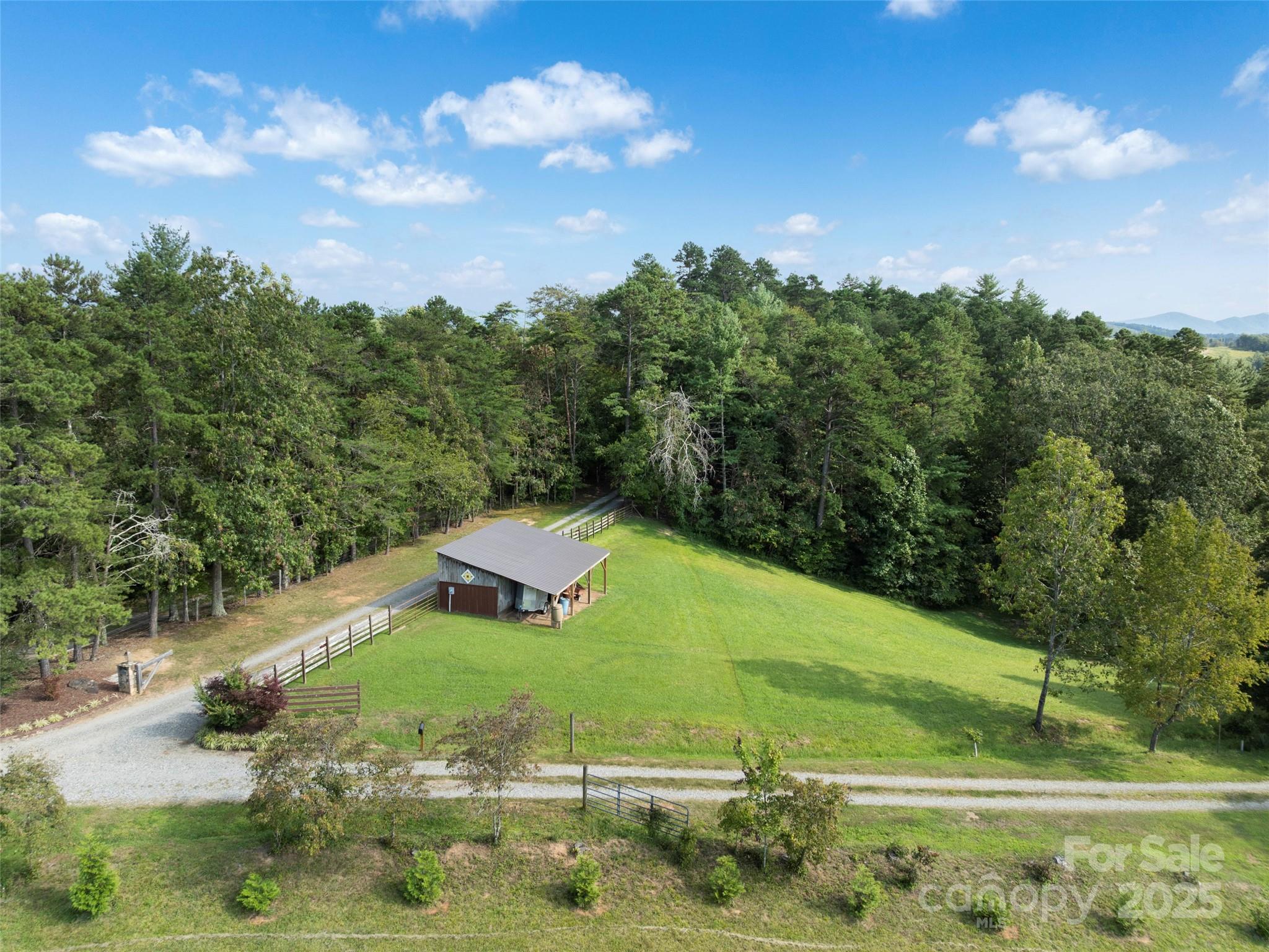 298 Lone Pine Road Alexander, NC 28701 - Photo 46 of 48 a view of a back yard of the house