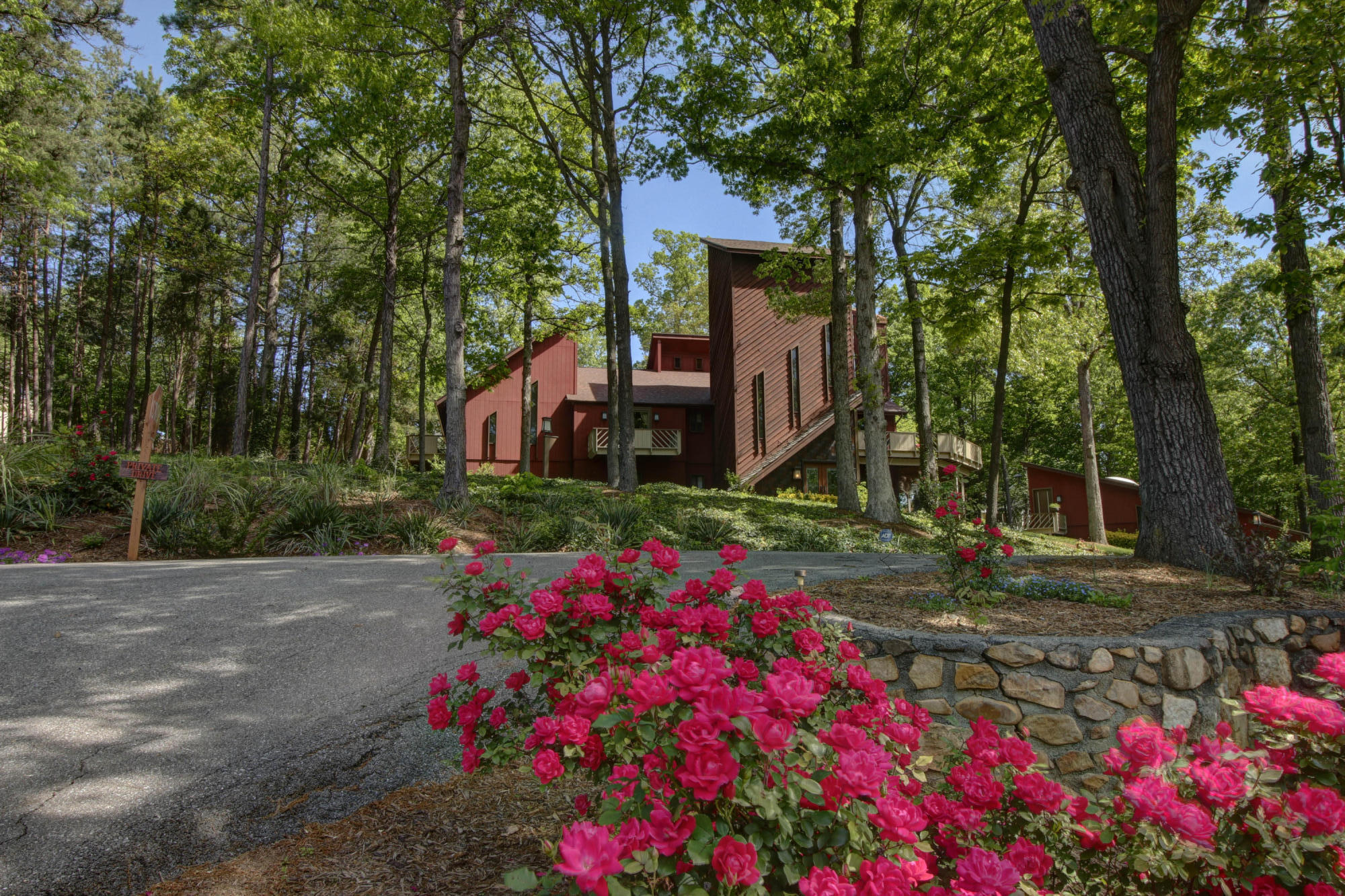 16 Stonehaven Lane Blue Ridge, VA 24064 - Photo 1 of 46 a flower garden is sitting in front of flowers